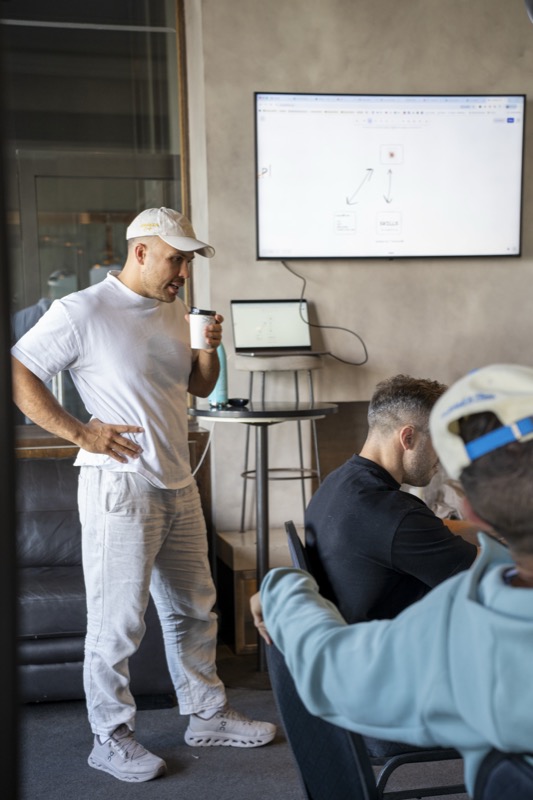 Luke presenting at Melbourne workshop