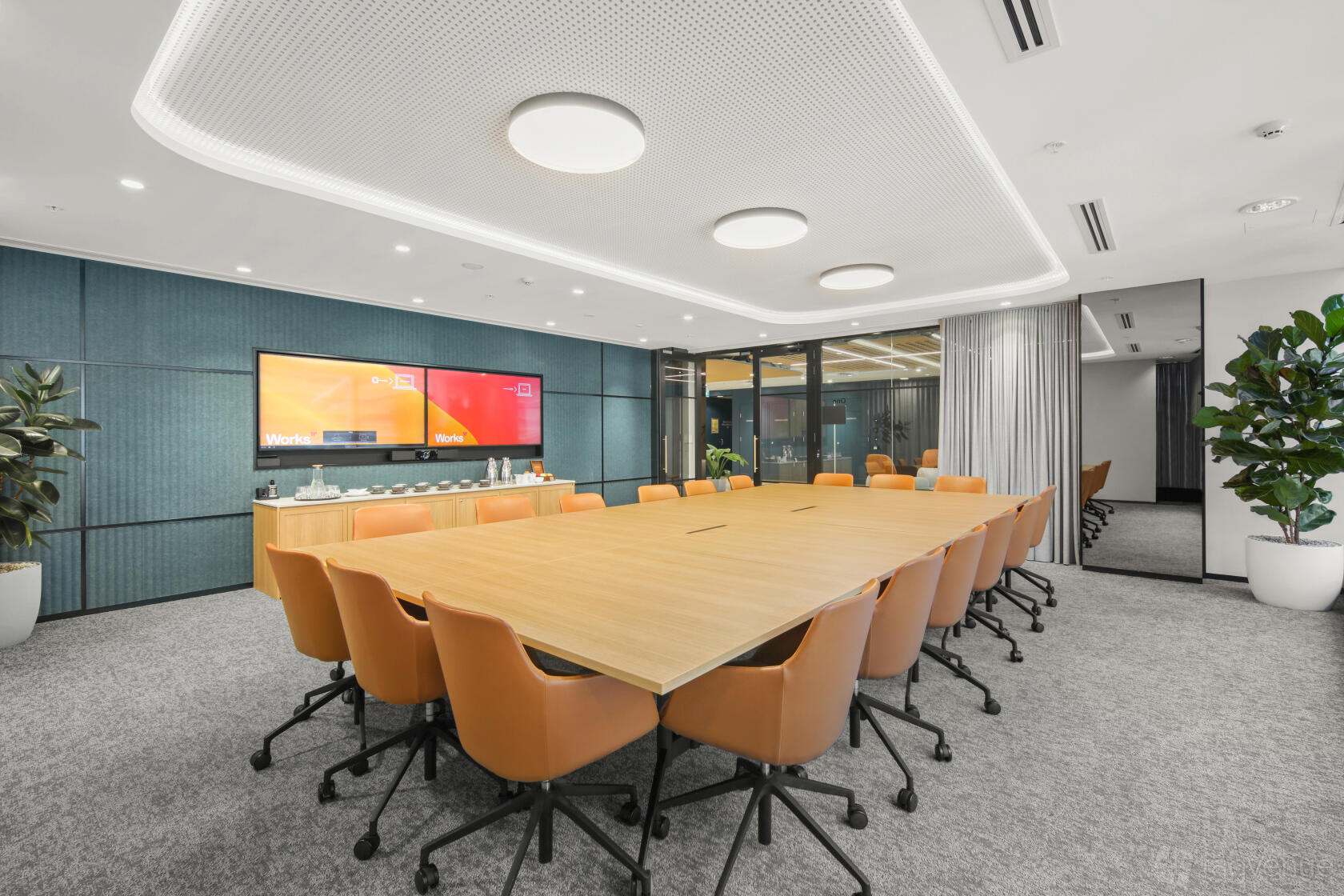 Works by Scentre Group, the room in Sydney